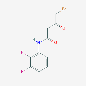 4-bromo-N-(2,3-difluorophenyl)-3-oxobutanamide - 953071-01-7