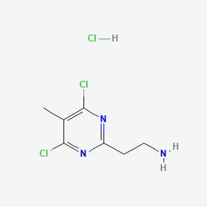 2-(4,6-Dichloro-5-methylpyrimidin-2-YL)ethanamine hydrochloride - 