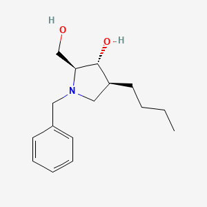 (2S,3R,4S)-1-benzyl-4-butyl-2-(hydroxymethyl)pyrrolidin-3-ol - 921202-56-4