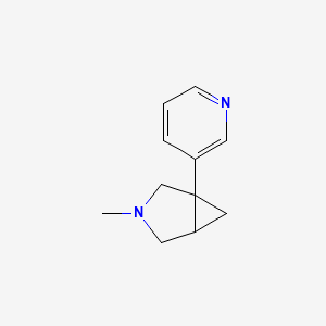 3-Azabicyclo[3.1.0]hexane, 3-methyl-1-(3-pyridinyl)- - 919106-10-8