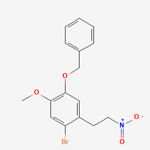 1-(Benzyloxy)-4-bromo-2-methoxy-5-(2-nitroethyl)benzene - 918896-59-0