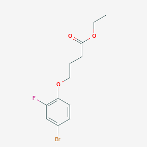 Ethyl 4-(4-bromo-2-fluoro-phenoxy)butanoate - 