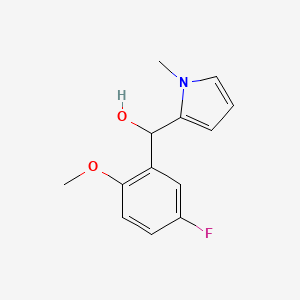 3-Fluoro-6-methoxyphenyl-(1-methyl-2-pyrrolyl)methanol - 
