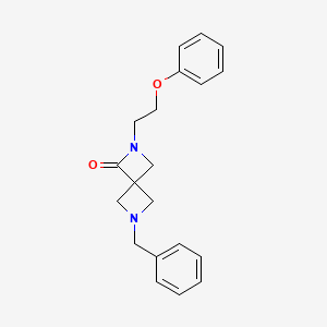 2,6-Diazaspiro[3.3]heptan-1-one,2-(2-phenoxyethyl)-6-(phenylmethyl)- - 