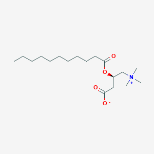 (3r)-4-(Trimethylammonio)-3-(undecanoyloxy)butanoate - 40079-42-3