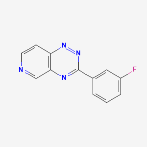 3-(3-Fluoro-phenyl)-pyrido(3,4-e)(1,2,4)triazine - 121845-54-3