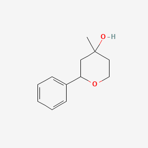 Tetrahydro-4-methyl-2-phenyl-2H-pyran-4-ol - 63500-72-1