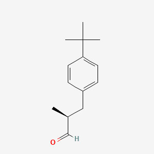 Butylphenyl methylpropional, (+)- - 75166-30-2