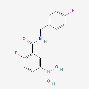 4-Fluoro-3-(4-fluorobenzylcarbamoyl)benzeneboronic acid - 