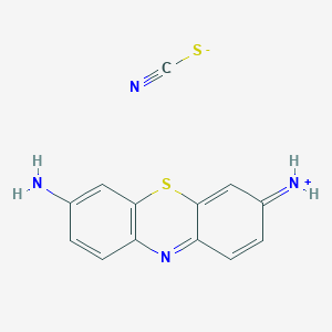 3,7-Diaminophenothiazin-5-ium thiocyanate - 85168-99-6