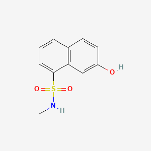 7-Hydroxy-N-methylnaphthalene-1-sulphonamide - 71720-47-3