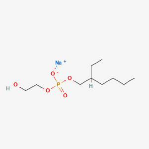Sodium 2-ethylhexyl 2-hydroxyethyl phosphate - 85909-39-3