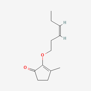 (Z)-2-(Hex-3-enyloxy)-3-methylcyclopent-2-en-1-one - 84604-62-6