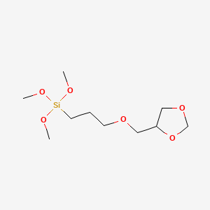 [3-(1,3-Dioxolan-4-ylmethoxy)propyl]trimethoxysilane - 50650-15-2