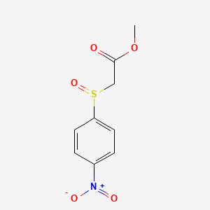 (4-Nitrophenyl)sulfinyl acetic acid methyl ester - 85728-59-2