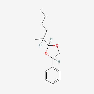 2-(1-Methylpentyl)-4-phenyl-1,3-dioxolane - 94201-12-4