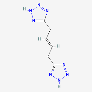 5,5'-(But-2-ene-1,4-diyl)bis-1H-tetrazole - 83721-35-1