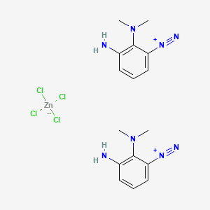 3-amino-2-(dimethylamino)benzenediazonium;tetrachlorozinc(2-) - 71436-92-5