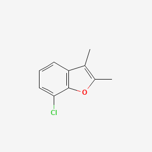 Benzofuran, 7-chloro-2,3-dimethyl- - 3782-18-1
