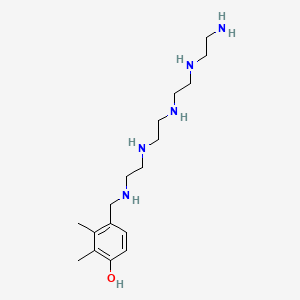 (13-Amino-2,5,8,11-tetraazatridec-1-yl)dimethylphenol - 84878-45-5