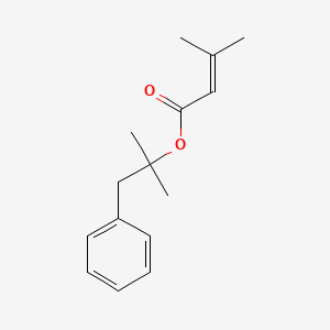 1,1-Dimethyl-2-phenylethyl 3-methyl-2-butenoate - 94201-15-7