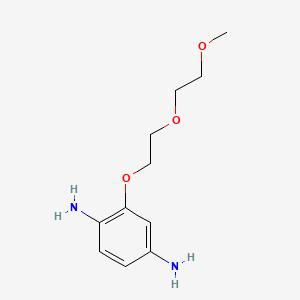 2-(2-(2-Methoxyethoxy)ethoxy)benzene-1,4-diamine - 93881-99-3