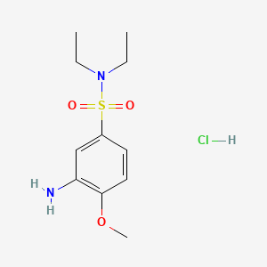 3-Amino-N,N-diethyl-4-methoxybenzenesulphonamide monohydrochloride - 83763-52-4