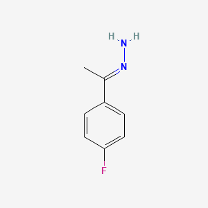 Ethanone, 1-(4-fluorophenyl)-, hydrazone - 93480-06-9