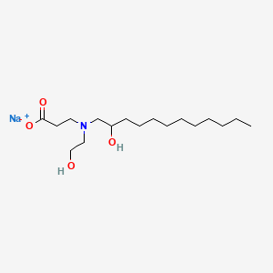 Sodium N-(2-hydroxydodecyl)-N-(2-hydroxyethyl)-beta-alaninate - 70521-74-3
