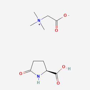 (2S)-5-oxopyrrolidine-2-carboxylic acid;2-(trimethylazaniumyl)acetate - 4810-57-5