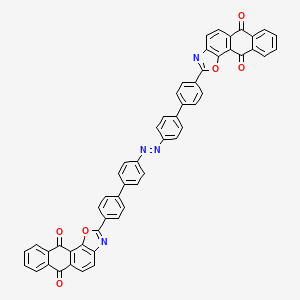 2,2'-(Azobis((1,1'-biphenyl)-4,4'-diyl))bis(anthra(2,1-d)oxazole-6,11-dione) - 84000-70-4
