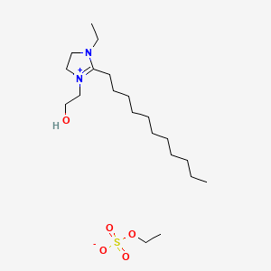 1-Ethyl-4,5-dihydro-3-(2-hydroxyethyl)-2-undecyl-1H-imidazolium ethyl sulphate - 93762-32-4