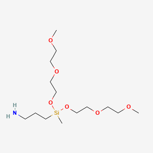 9-[2-(2-Methoxyethoxy)ethoxy]-9-methyl-2,5,8-trioxa-9-siladodecan-12-amine - 88127-83-7