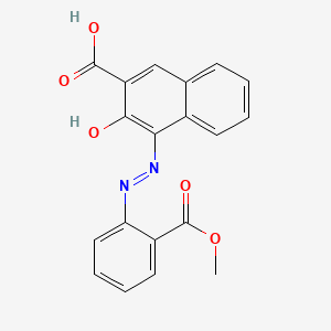 3-Hydroxy-4-((2-(methoxycarbonyl)phenyl)azo)-2-naphthoic acid - 41425-46-1