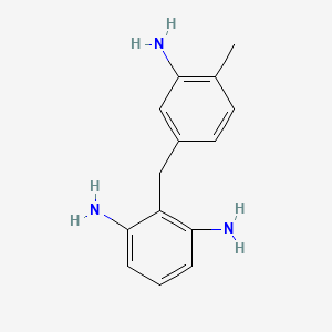 2-[(3-Amino-4-methylphenyl)methyl]benzene-1,3-diamine - 94213-31-7