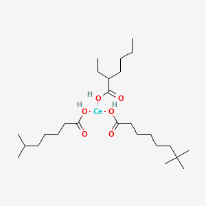 (2-Ethylhexanoato-O)(isooctanoato-O)(neodecanoato-O)cerium - 94086-46-1