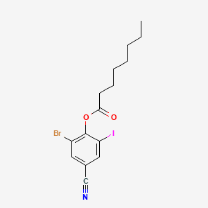 2-Bromo-4-cyano-6-iodophenyl octanoate - 93777-16-3