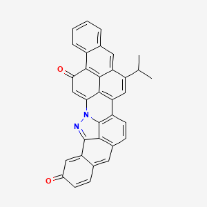 17-Isopropylanthra(2,1,9-mna)benz(6,7)indazolo(2,3,4-fgh)acridine-5,10-dione - 93963-00-9