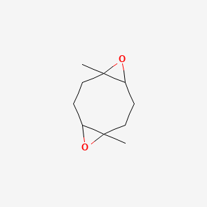 1,6-Dimethyl-5,10-dioxatricyclo(7.1.0.04,6)decane - 86555-58-0