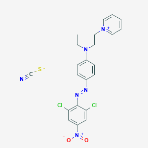 1-[2-[[4-[(2,6-Dichloro-4-nitrophenyl)azo]phenyl]ethylamino]ethyl]pyridinium thiocyanate - 84051-84-3
