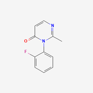 4(3H)-Pyrimidinone, 3-(2-fluorophenyl)-2-methyl- - 87356-51-2