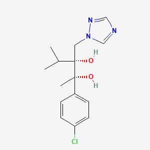 2,3-Pentanediol, 2-(4-chlorophenyl)-4-methyl-3-(1H-1,2,4-triazol-1-ylmethyl)-, (2S,3R)- - 107680-09-1