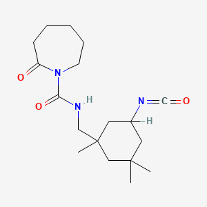 Hexahydro-N-[(5-isocyanato-1,3,3-trimethylcyclohexyl)methyl]-2-oxo-1H-azepine-1-carboxamide - 85423-10-5