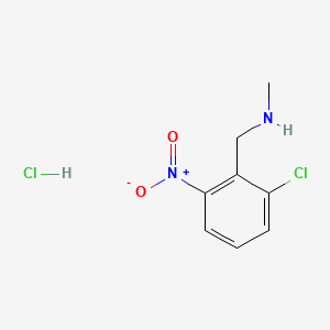 2-Chloro-N-methyl-6-nitrobenzylamine monohydrochloride - 93839-69-1