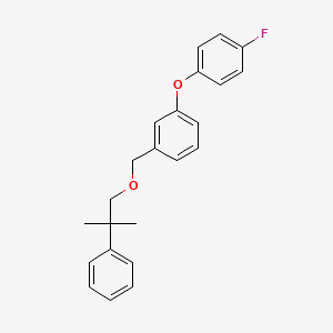 3-(4-Fluorophenoxy)benzyl 2-phenyl-2-methylpropyl ether - 80843-80-7