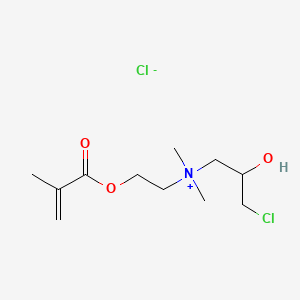 (3-Chloro-2-hydroxypropyl)dimethyl(2-((2-methyl-1-oxoallyl)oxy)ethyl)ammonium chloride - 58564-96-8