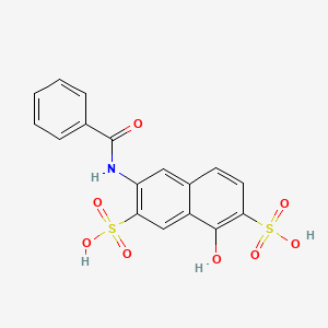 2,7-Naphthalenedisulfonic acid, 6-(benzoylamino)-1-hydroxy- - 72269-50-2