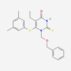 1-Benzyloxymethyl-5-ethyl-6-(3,5-dimethylphenylthio)-2-thiouracil - 136105-78-7