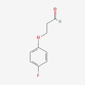 3-(4-Fluorophenoxy)propionaldehyde - 84946-15-6