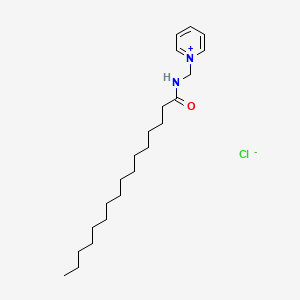 Pyridinium, 1-(((1-oxohexadecyl)amino)methyl)-, chloride - 53421-31-1